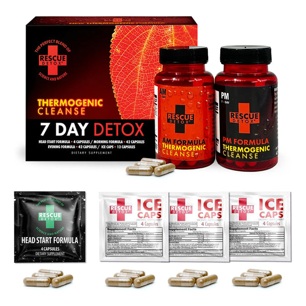 Kit Desintoxicacion Termogenico 7 Dias Limpieza Profunda Cuerpo Completo