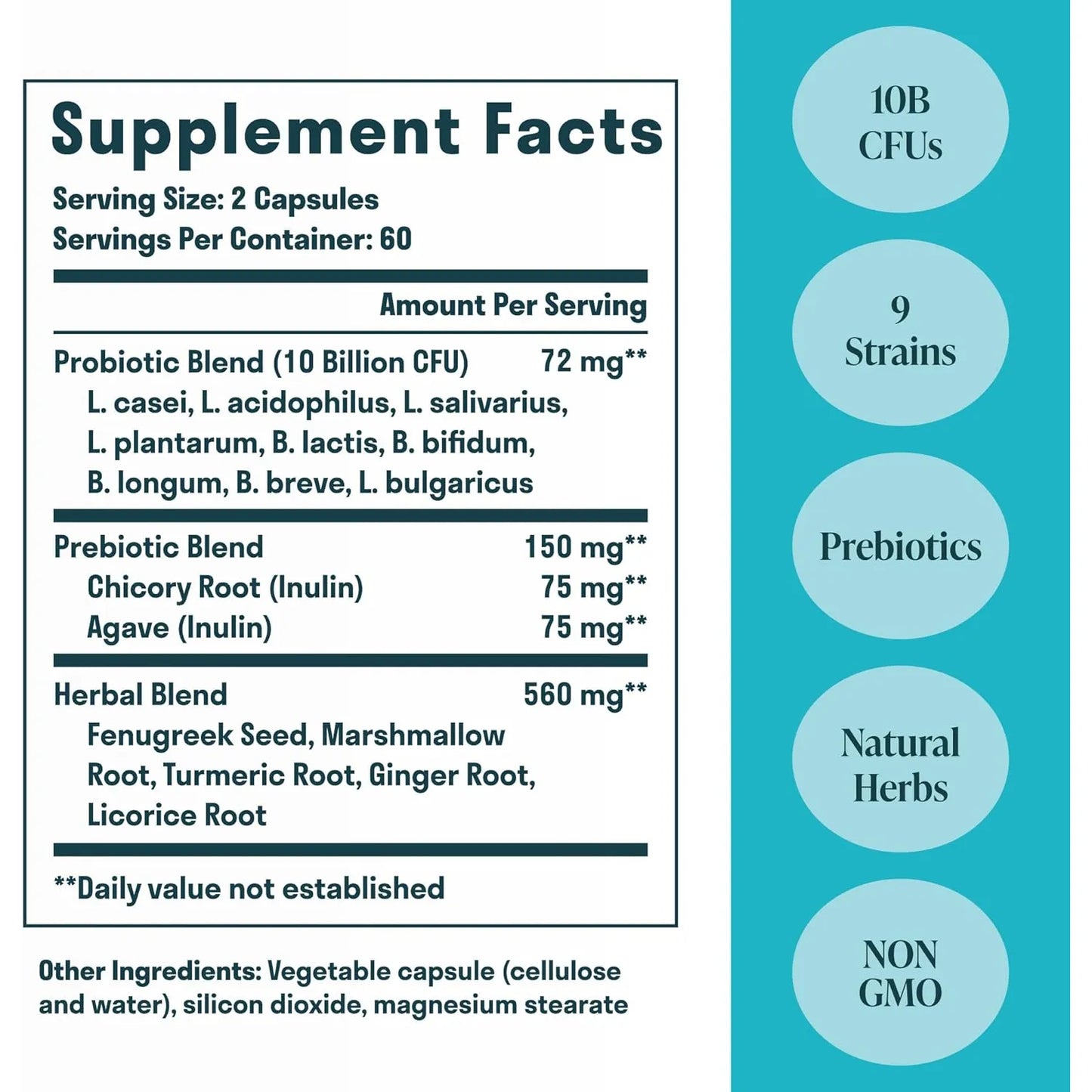 Fórmula Integral De Salud Intestinal Con Probióticos Prebióticos Nuven Gut Health