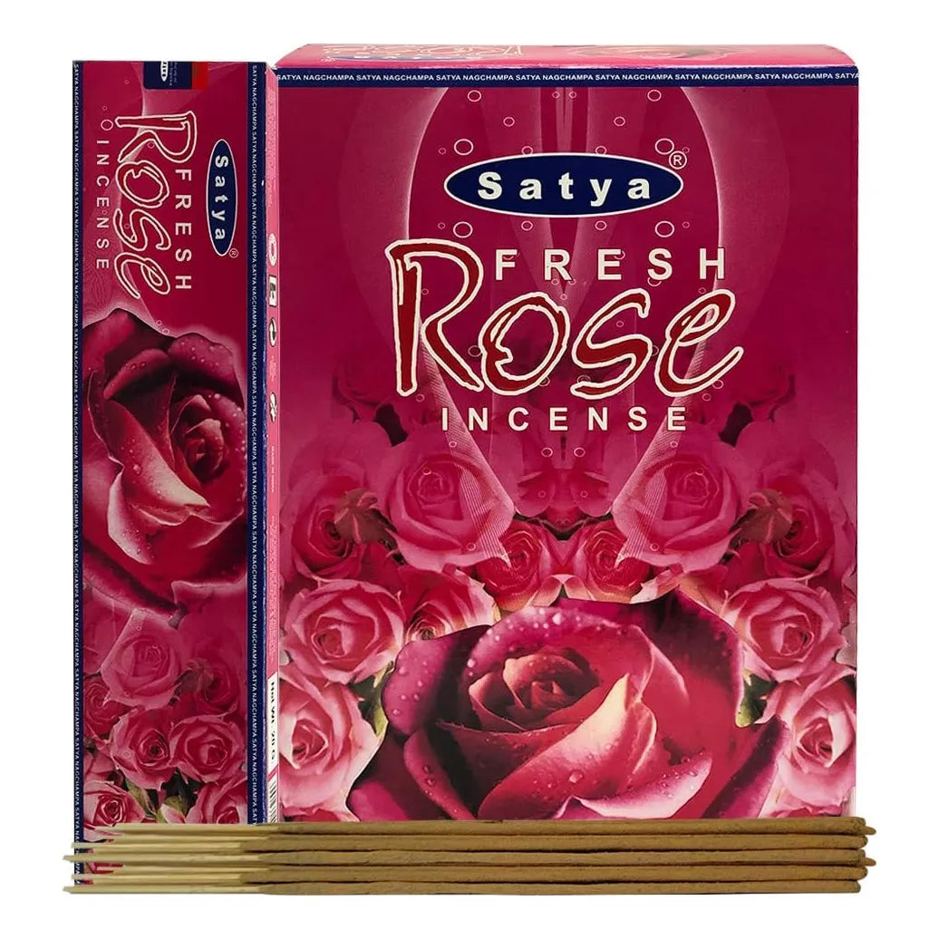 Palitos De Incienso Rosa Fresca Con Soporte Aromas Naturales 180 Varillas