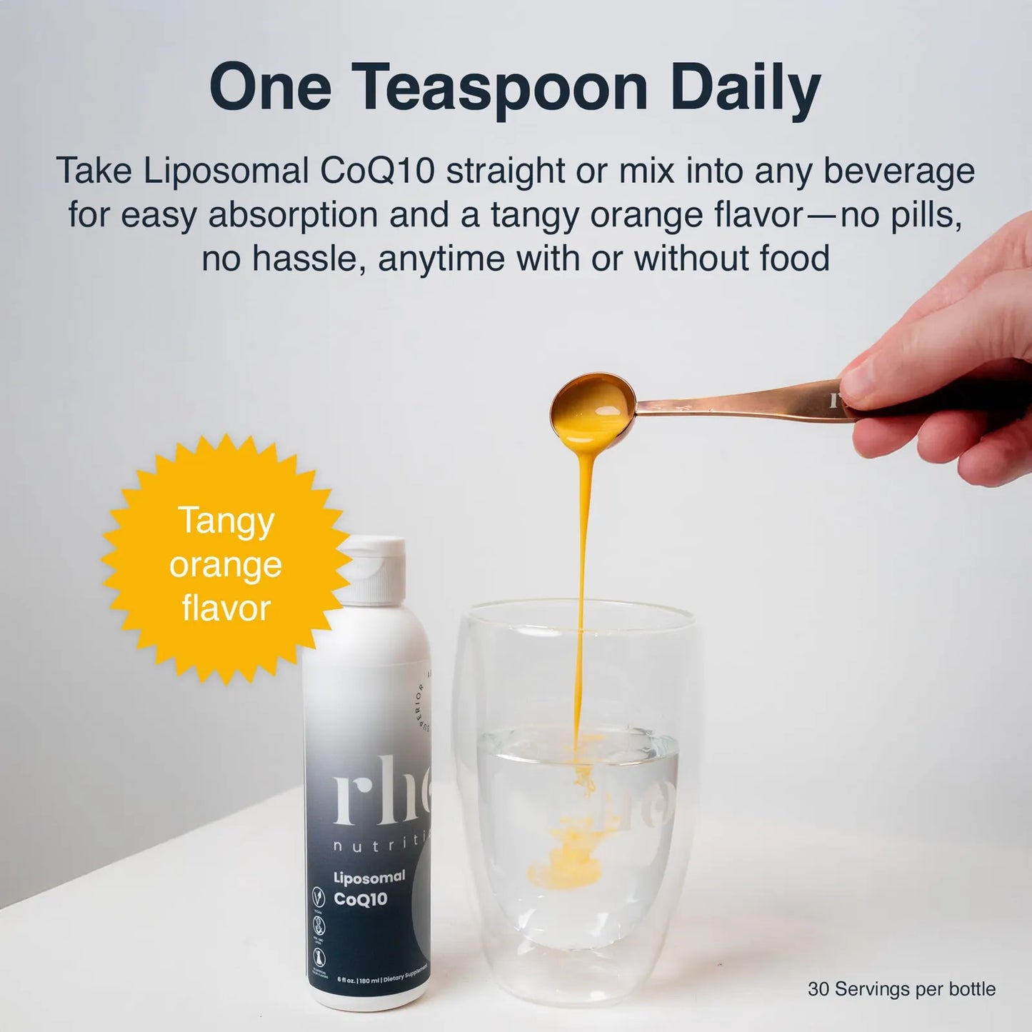 Coenzima Q10 Líquida Liposomal De Alta Absorción Para Energía Y Salud Cardiovascular