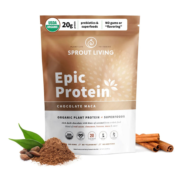 Proteina Vegetal Epic Protein 500g Sabor Natural Superalimentos Y Prebioticos