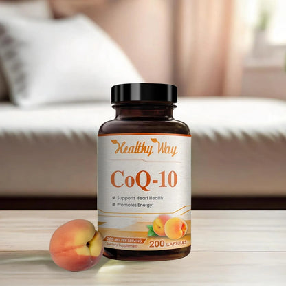 Coenzima Q10 200 Mg Capsulas Energia Y Salud Cardiovascular Suplemento Antioxidante