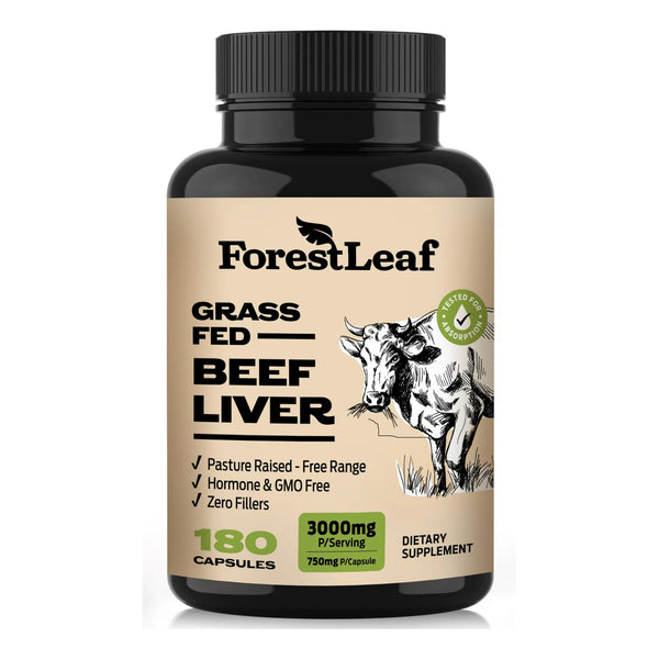 Capsulas De Higado De Carne Alimentada Con Pasto 3000 Mg Energia Y Nutricion Pura