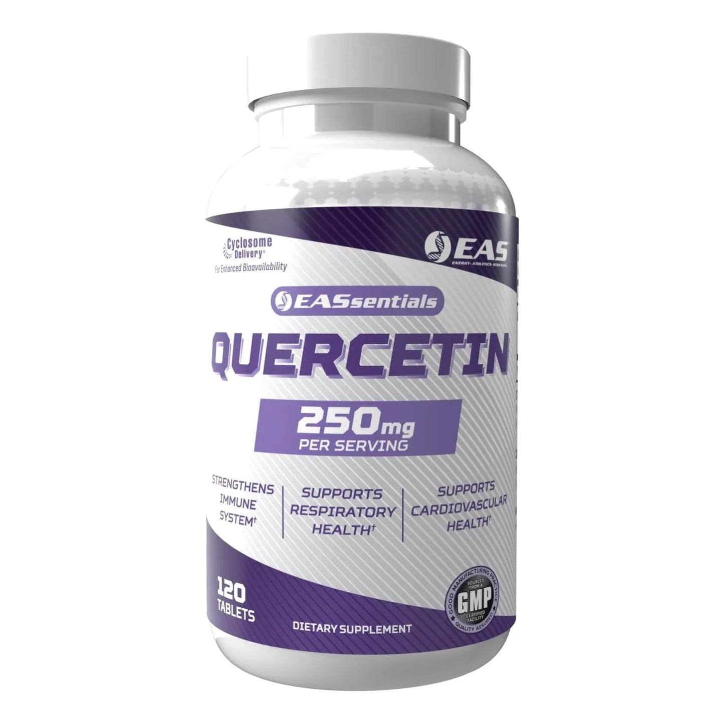 Quercetina 250mg Salud Cardíaca Y Respiratoria Con Tecnología Cyclosome 120 Tabletas