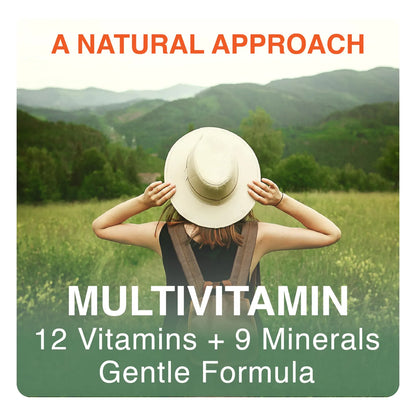 Multivitamínico Bajo Ácido Para Vejigas Sensibles 12 Vitaminas 60 Cápsulas