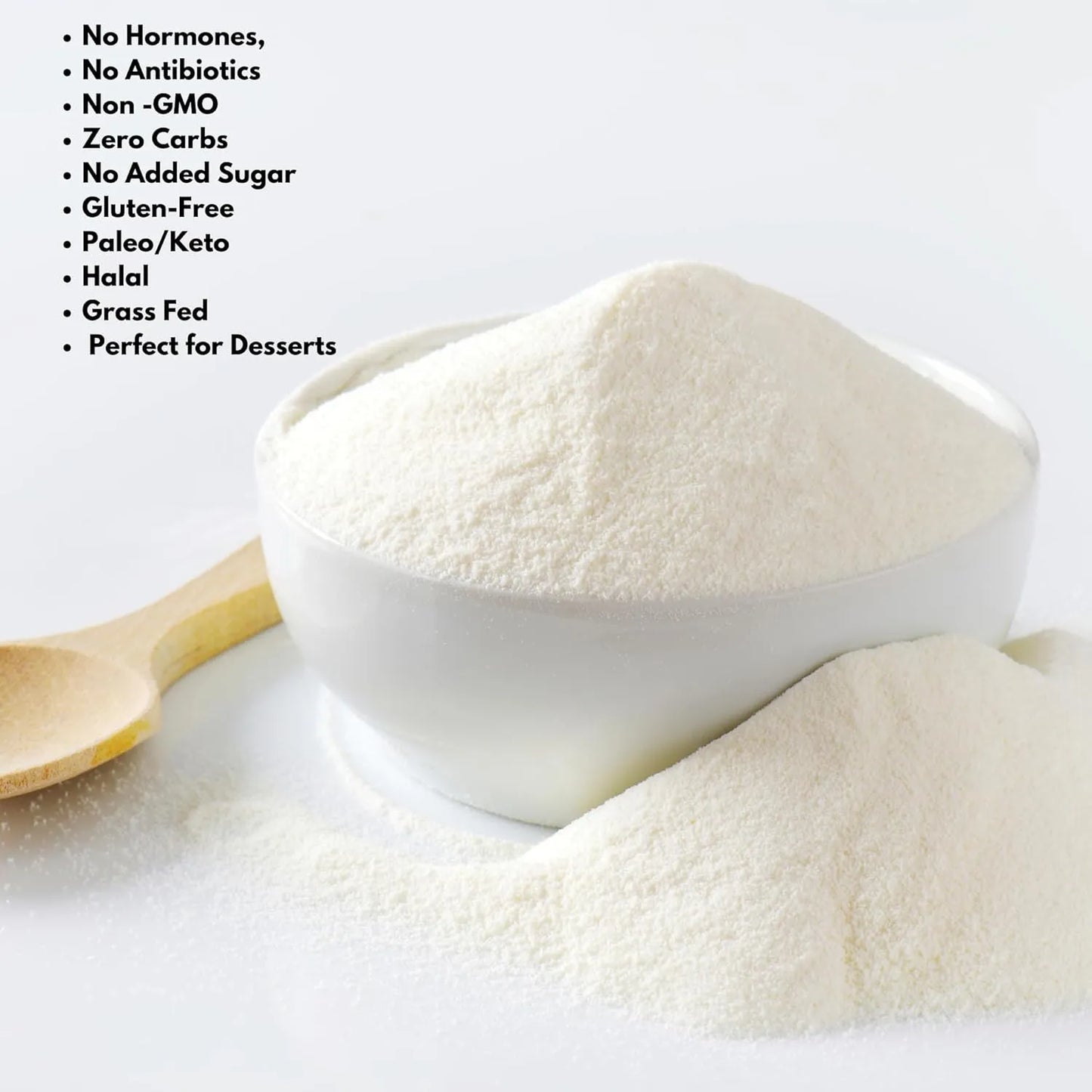 Polvo De Gelatina De Carne De Res Tipo 1 Y 3 Proteina Pura Sin Sabor Keto Paleo