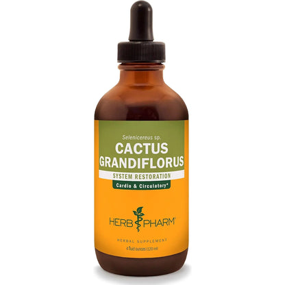 Extracto Liquido Cactus Grandiflorus Herb Pharm 4 Onzas Apoyo Cardiovascular