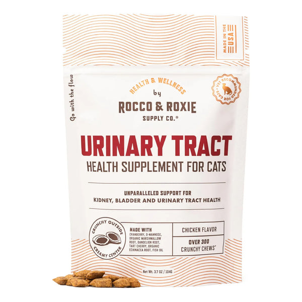 Suplemento Urinario Para Gatos Con Arándano Y D Manosa Masticables Crujientes Sabor Pollo