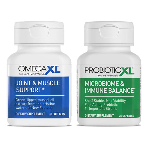Omegaxl Apoyo Articular Muscular 60 Capsulas Con Probiótico XL PreforPro Salud Integral