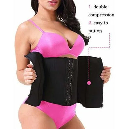 Faja Cintura Con Clip Y Cremallera Body Shaper Moldea Tu Figura Y Alivia Dolor De Espalda
