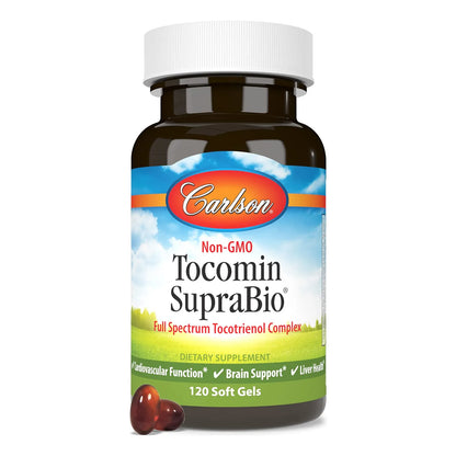 Tocomin SupraBio Complejo De Tocotrienoles 120 Capsulas Blandas Para Bienestar General