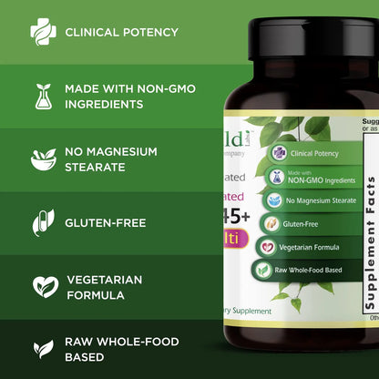 Multivitaminico Mujer 45+ Con B Coenzimadas Acido Folico CoQ10 30 Capsulas