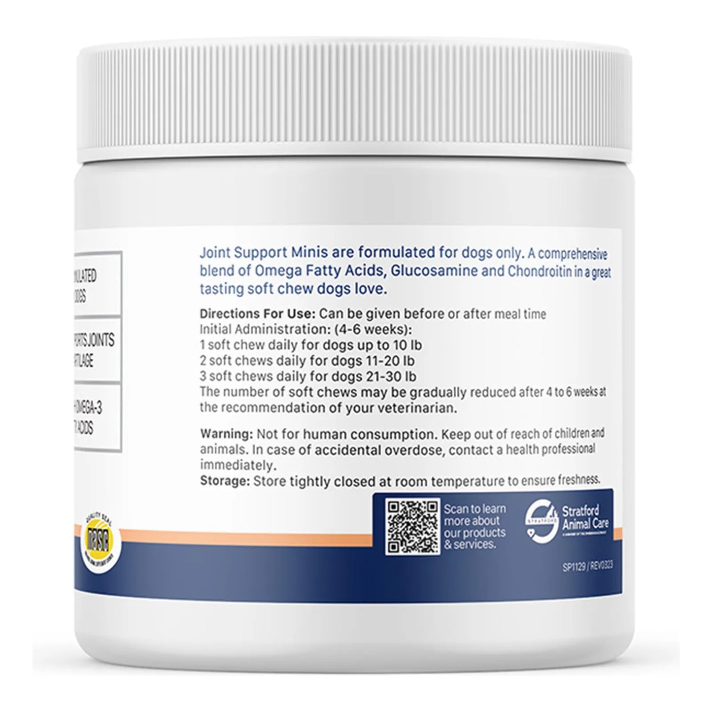 Masticables Suaves Para Perros Pequeños Con Glucosamina Condroitina MSM Alivio Articular 60 Unidades