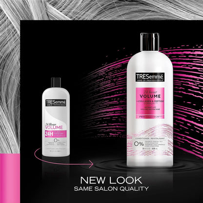 Tresemme Voluminizador Champu Acondicionador 24h 828ml Cabello Con Volumen Profesional