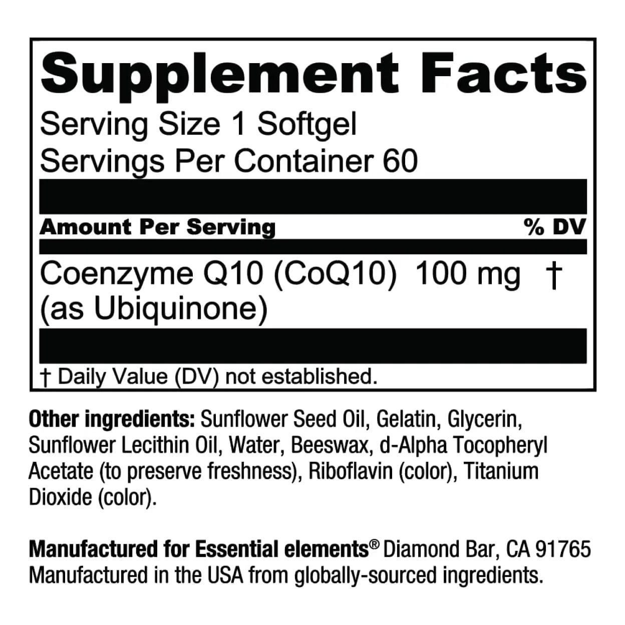 Capsulas Blandas Coq10 100 Mg Soporte Cardiovascular Y Cerebral 60 Unidades