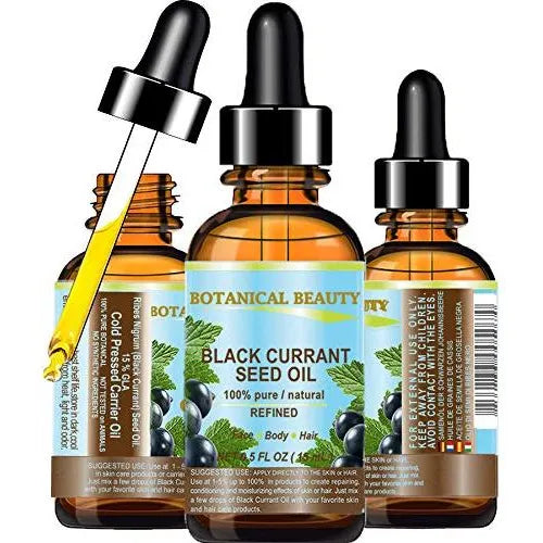 Aceite De Semilla De Grosella Negra 100 Puro Natural 15ml Piel Cabello Uñas