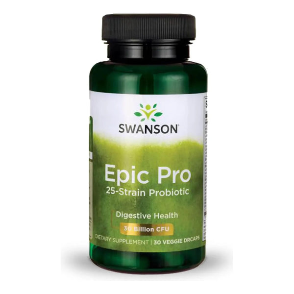 Probiótico Swanson Epic Pro 25 Cepas 30 Mil Millones UFC Salud Digestiva E Inmunológica