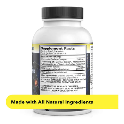 Healthy Joints System Glucosamina Condroitina MSM Suplemento Articulaciones 240 Tabletas