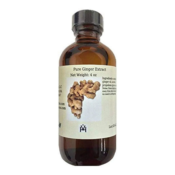 Extracto De Jengibre Puro Para Repostería Y Cocina 4 Onzas Sabores Intensos