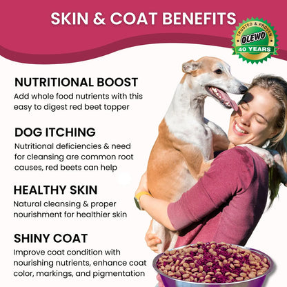 Remolacha Roja Olewo Para Perros Suplemento Natural Piel Y Pelaje 5.5 Libras