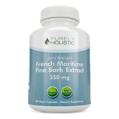 Extracto De Corteza De Pino 350 Mg 180 Cápsulas Antioxidante Vegano Sin OMG