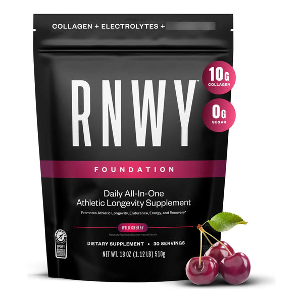 Colageno En Polvo Sabor Cereza Salvaje Con Electrolitos Y Multivitaminas 30 Porciones