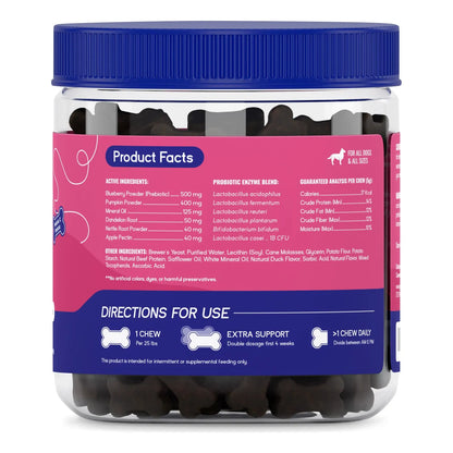 Masticables Digestivos Para Perros Con Prebióticos Probióticos Enzimas Y Antioxidantes