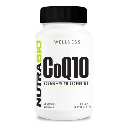 Coq10 200mg Con Bioperine Suplemento Cardiaco Energia Celular 60 Capsulas