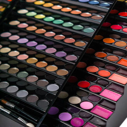 Kit De Maquillaje Completo Shany Con 72 Sombras 28 Labiales Y Mas