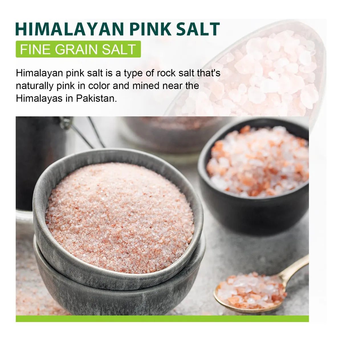 Sal Rosa Del Himalaya 450 G Grano Fino Kosher Sin Omg Pura Y Natural