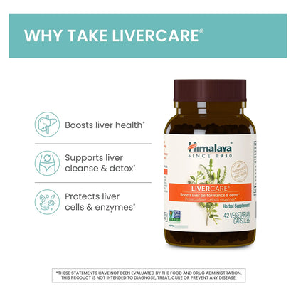 LiverCare LIV 52 Desintoxicacion Hepatica 90 Capsulas 375mg