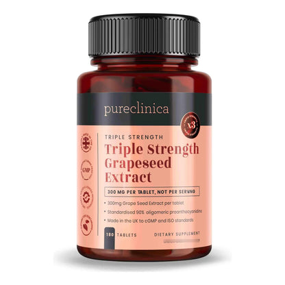 Extracto De Semilla De Uva 300 Mg 180 Comprimidos 90 Proant Antioxidante Piel