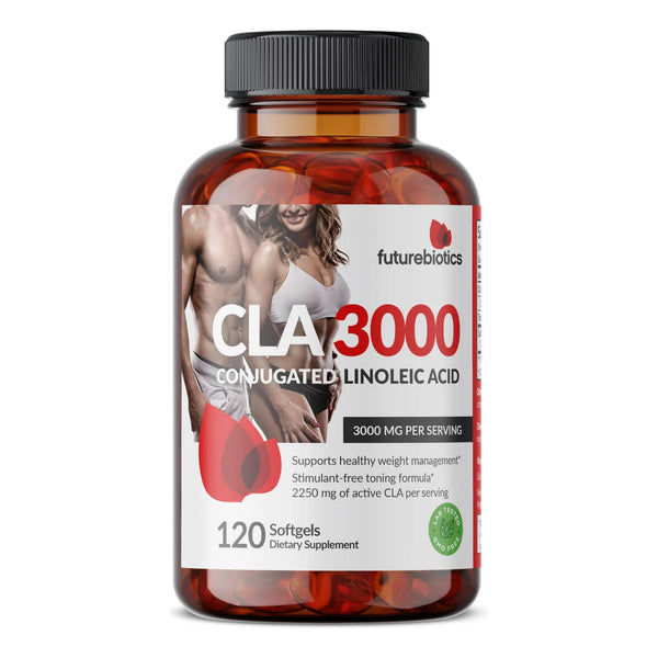 CLA 3000 Extra High Potency 120 Cápsulas Ácido Linoleico Conjugado Sin OMG