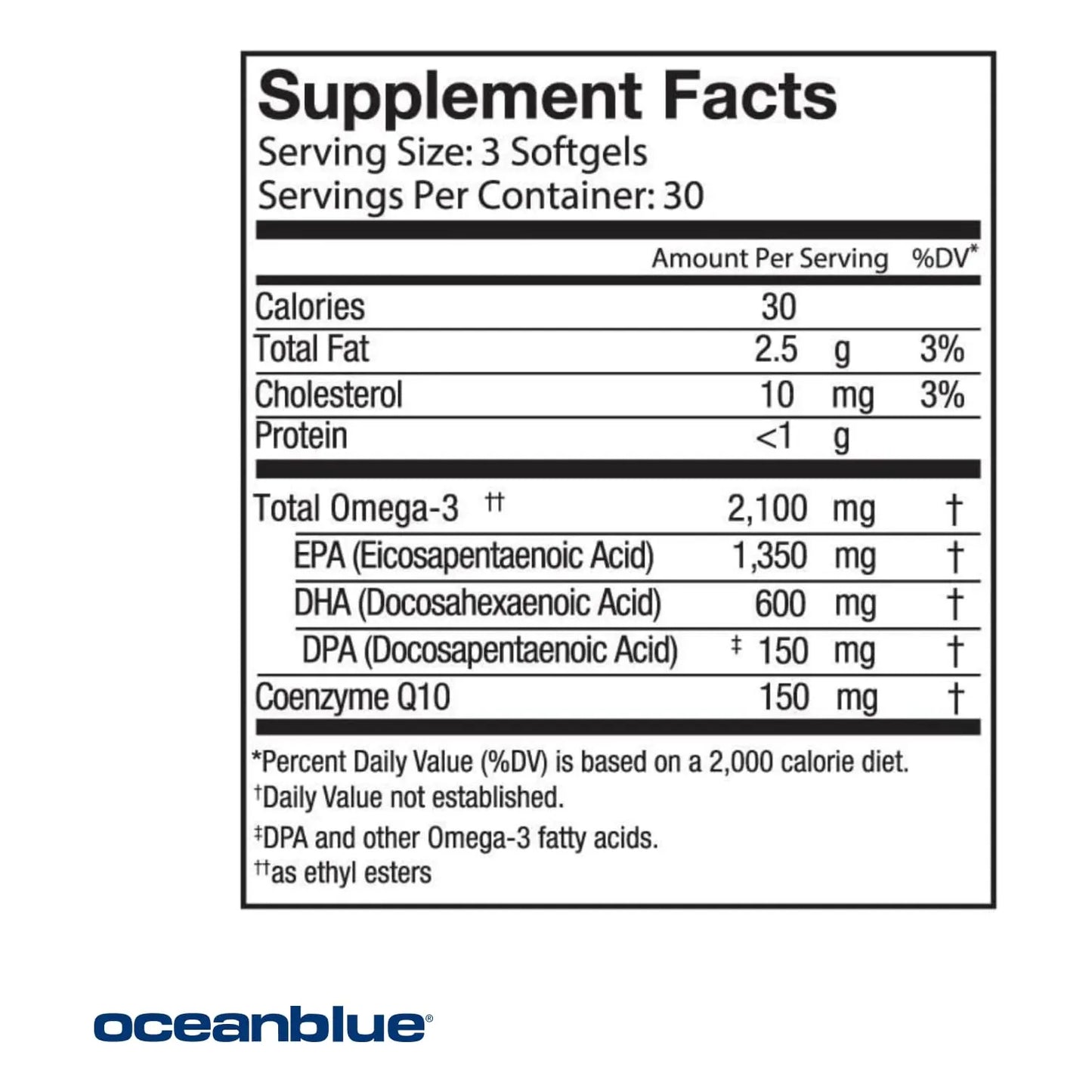 Omega 3 Profesional 2100mg Con Coq10 90 Capsulas Aceite De Pescado Suplemento Cardiaco Y Energia