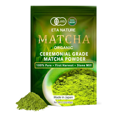 Polvo De Té Verde Matcha Ceremonial Grado Premium Japón Energía Y Enfoque Natural