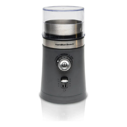 Molinillo De Café Eléctrico Hamilton Beach Ajustable 14 Tazas Acero Inoxidable