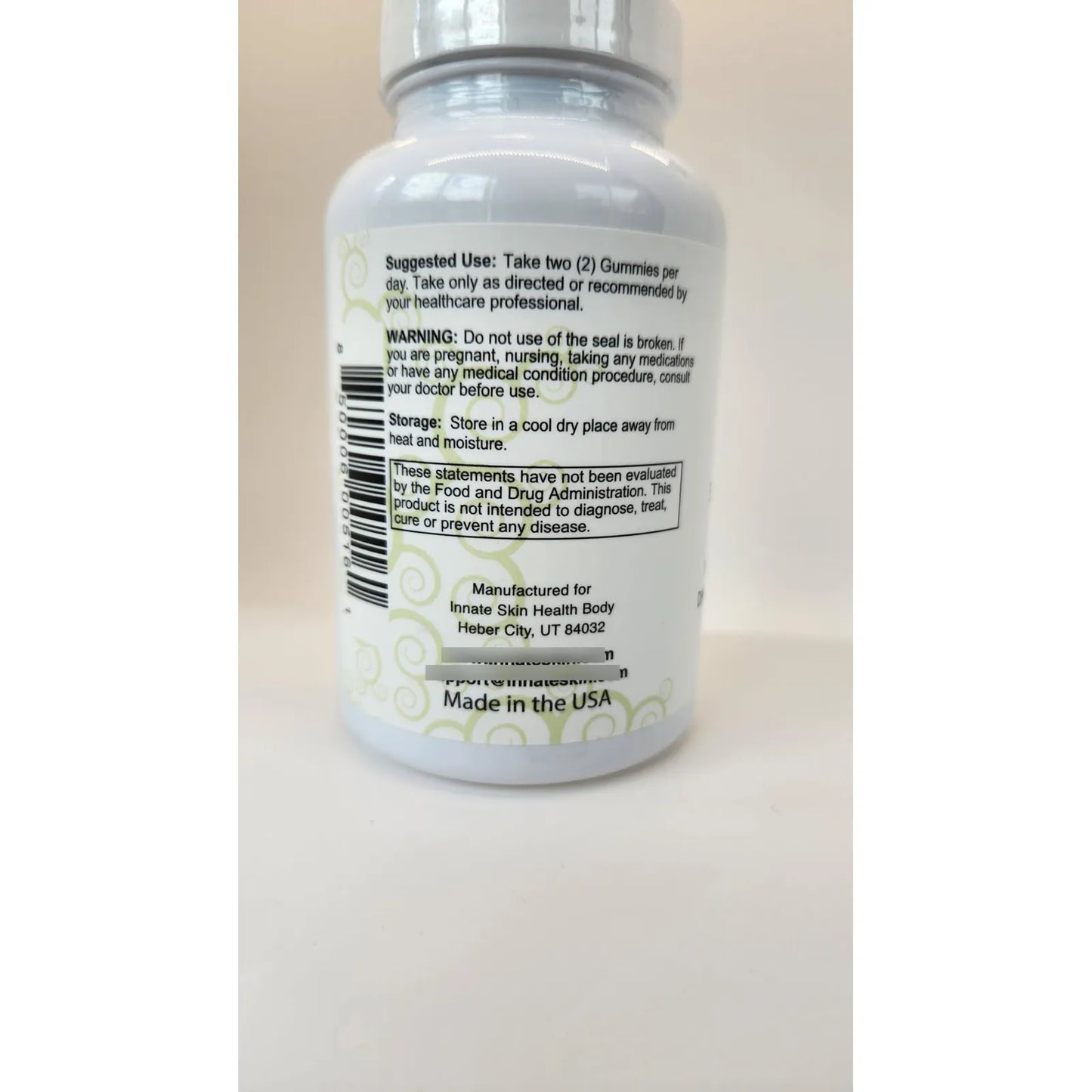 Gomitas Clear Skin Para Acné Ácido Pantoténico Antioxidantes 60 Unidades