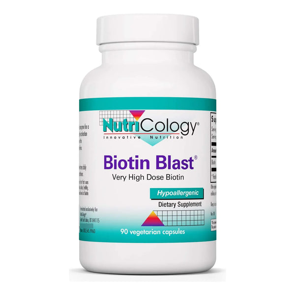 Cápsulas De Biotina Extra Fuertes 100000 Mcg Dosis Alta Hipoalergénicas 90 Unidades