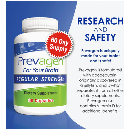 Prevagen Pvg1 60 Capsulas Suplemento Cerebral Con Apoaequorin