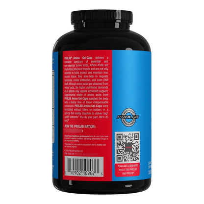 Cápsulas Amino Energía 200 Unidades Para Rendimiento Deportivo Amino GEL-CAPS