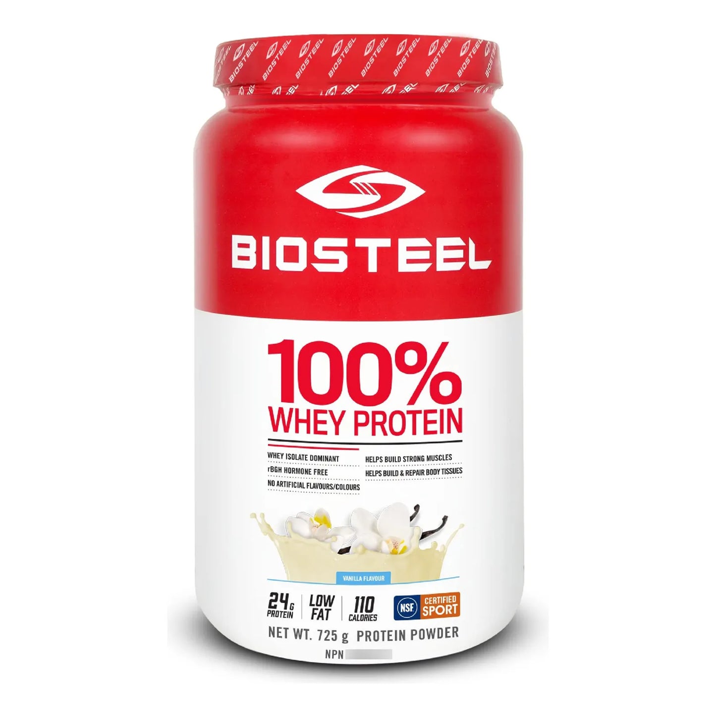 Proteína De Suero En Polvo Sabor Vainilla 725g 25 Porciones Calidad Premium