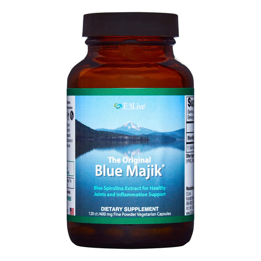Polvo De Algas Azules E3live Blue Majik 120 Cápsulas Energiz