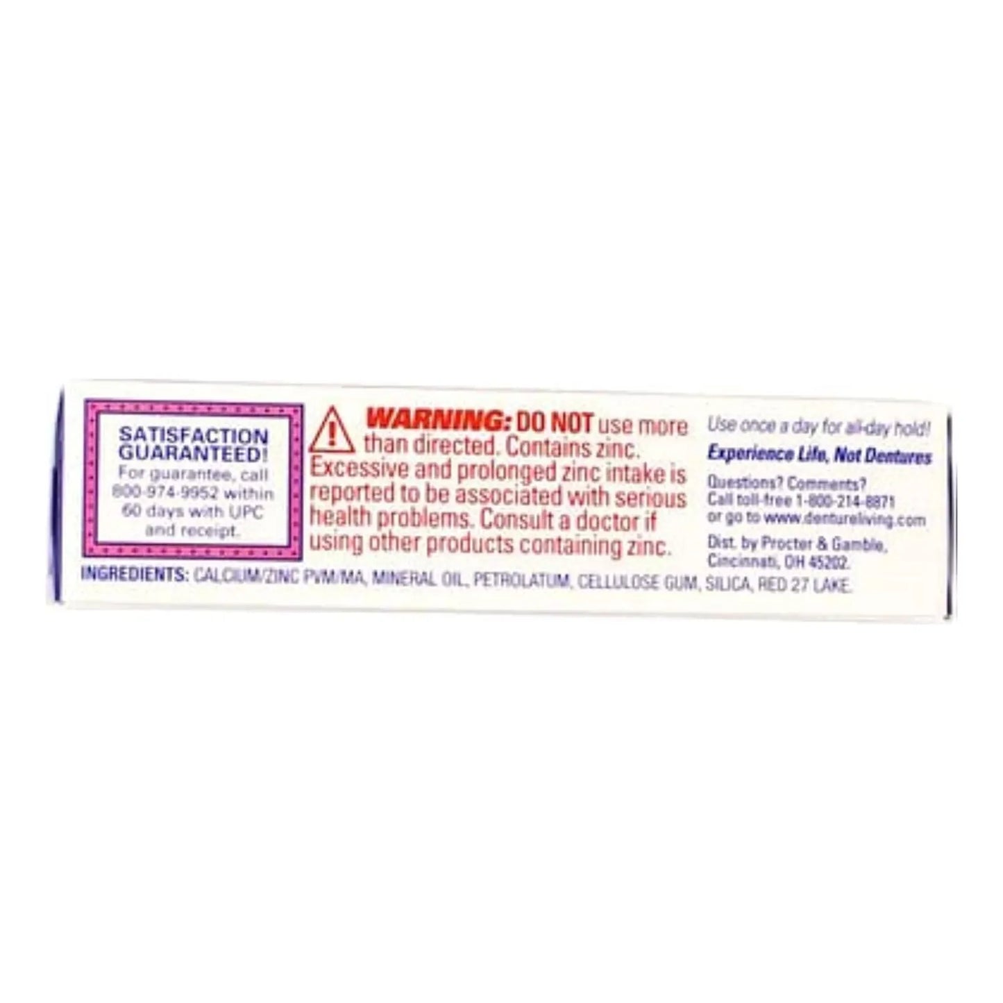 Fixodent Crema Adhesiva Para Dentaduras Originales 0.75 Oz Sujeción Fuerte Todo El Día