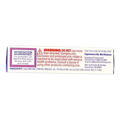 Fixodent Crema Adhesiva Para Dentaduras Originales 0.75 Oz Sujeción Fuerte Todo El Día