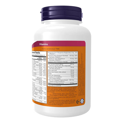 Vitaminas Multiples Para Hombre NOW Adam 90 Capsulas Blandas Energia Y Vitalidad