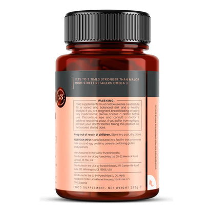 Omega 3 Triple Fuerza 1000 Mg 180 Capsulas Suministro Para 6 Meses