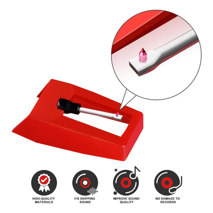 Agujas Para Tocadiscos 4 Unidades Premium Compatibles Con Victrola Crosley LP ION