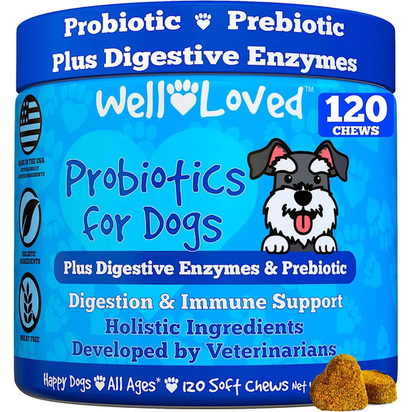 Masticables Probióticos Y Enzimas Digestivas Para Perros Salud Intestinal