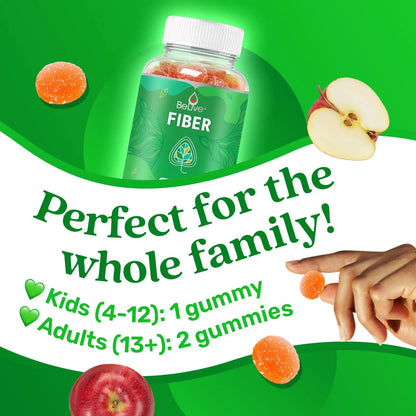 Gomitas De Fibra Prebiótica Con Raíz De Achicoria E Inulina Para Digestión Y Salud Intestinal