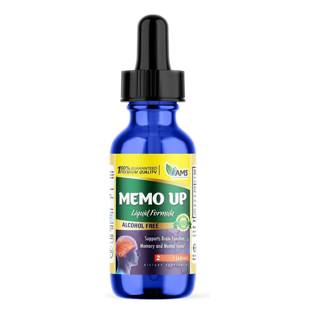 Gotas Cerebrales Ginkgo Biloba 60ml Mejora Memoria Y Concentración